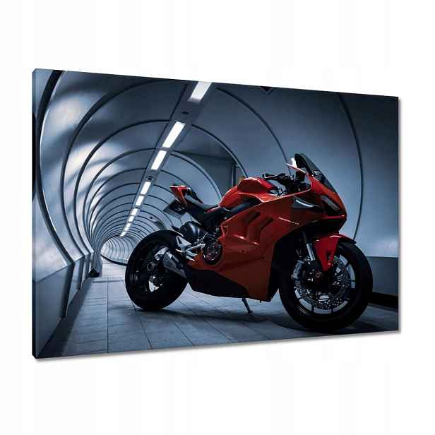 Obrazy 100x70 Červené Ducati Panigale