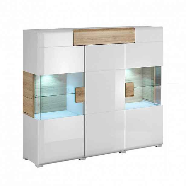 Petits-meubles SIDEBOARD Jules Bílá a dřevo