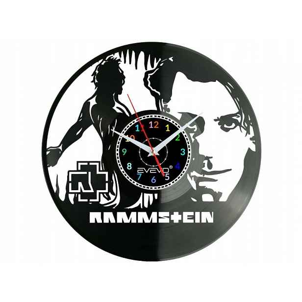 Rammstein Dárek Originální dekorace do domu Hodiny z vinylové desky
