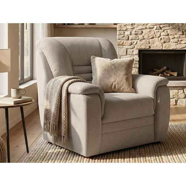 Křeslo Merlin, béžová látka