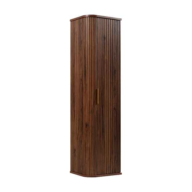 Elvisia Vysoká skříňka do koupelny ELEGANCE 139 Walnut