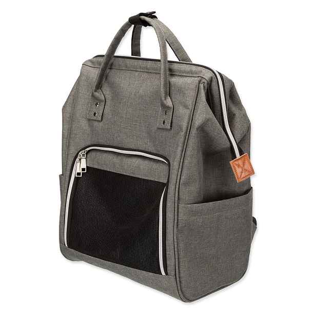 Šedý batoh pro domácího mazlíčka 22x32 cm Trixie Ava – Plaček Pet Products