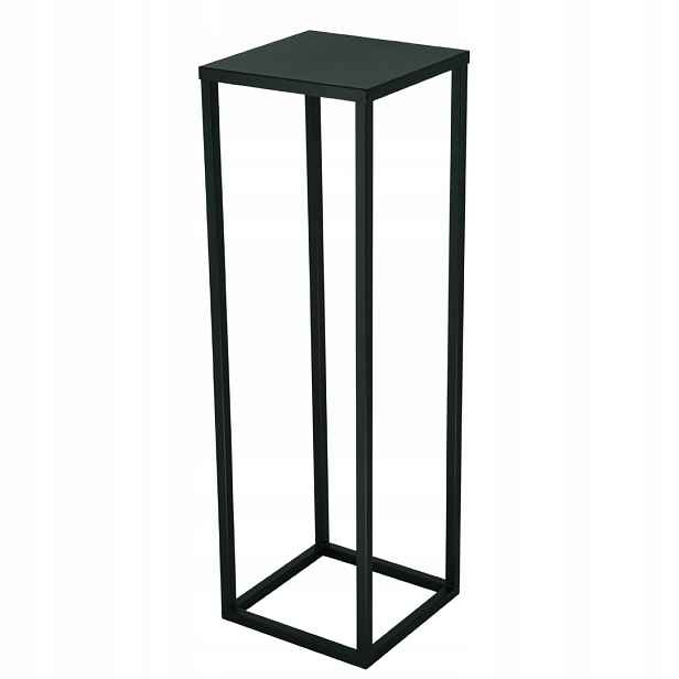 SIMPLE-16 Držák Na Květináč 80 cm kovový, černý, 1-úrovňový