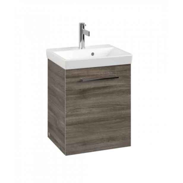 Villeroy & Boch Avento - Umyvadlová skříňka, 43x51x35 cm, 1 dvířka, Stone Oak A88700RK