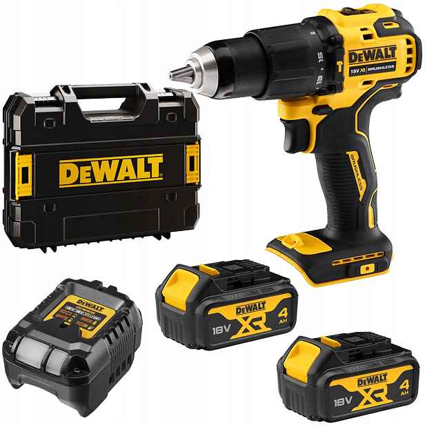 Akumulátorový aku šroubovák 18V 65Nm 2-rychlostní 2x4Ah DeWALT DCD709M2T