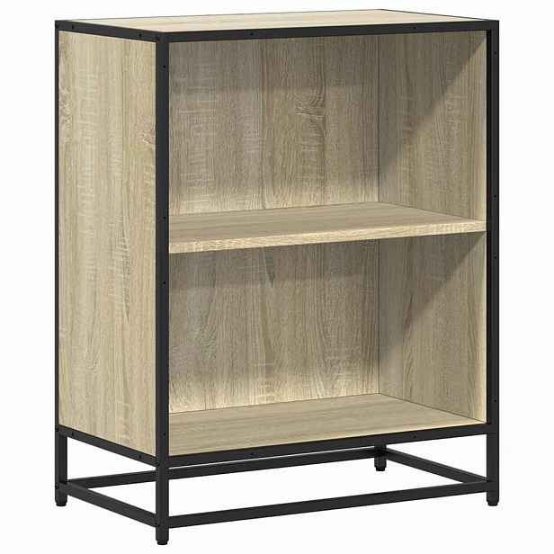 vidaXL Knihovna dub sonoma 60x35x76 cm kompozitní dřevo