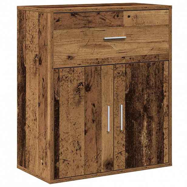 vidaXL Servírovací skříň Staré dřevo 60 x 31 x 70 cm Kompozitní dřevo