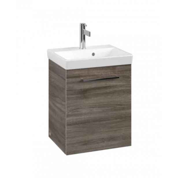 Villeroy & Boch Avento - Umyvadlová skříňka, 43x51x35 cm, 1 dvířka, Stone Oak A88701RK