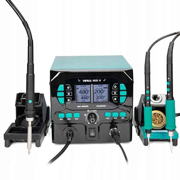 Pájecí stanice hrotu C245/C210 s expresním předehřívání Yihua 992D-II 290W