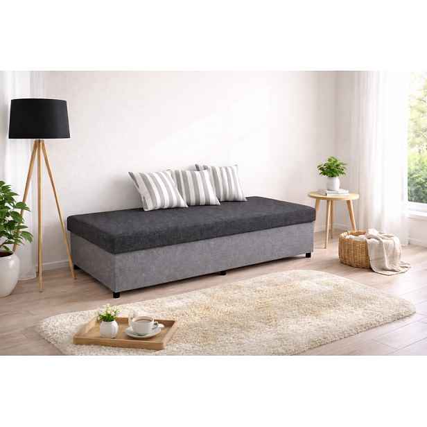 Válenda 80x200 HOMVERO - tmavě šedá / světle šedá