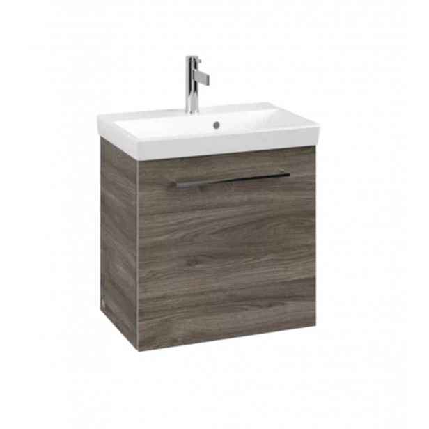 Villeroy & Boch Avento - Umyvadlová skříňka, 53x51x35 cm, 1 dvířka, Stone Oak A88800RK
