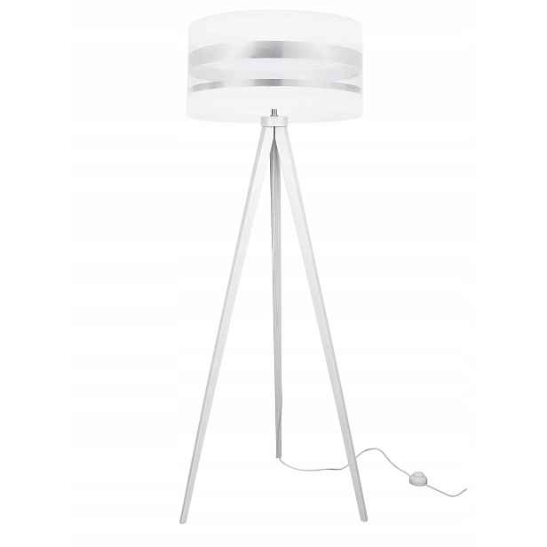 Stojací Lampa Trojnožka Loft Chrom Stínidlo Výběr Led