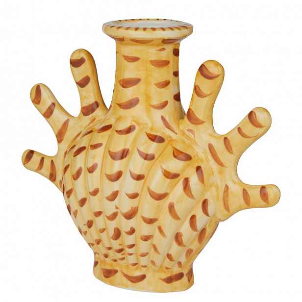 Butlers CORAL COAST Váza 18 cm - žlutá