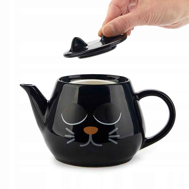 Čajová Konvice Wake Cat Magická měnící barvu, termoaktivní