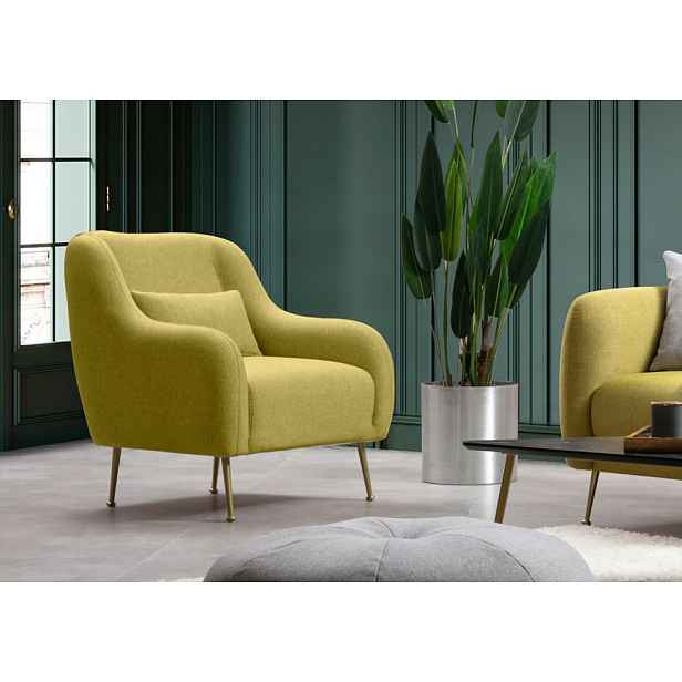 Křeslo ušák Sevilla Armchair - Yellow