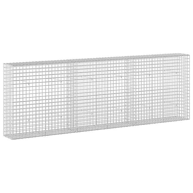 vidaXL Gabion s drátem 5 mm a síťkou 5x5 cm 300x30x100 cm