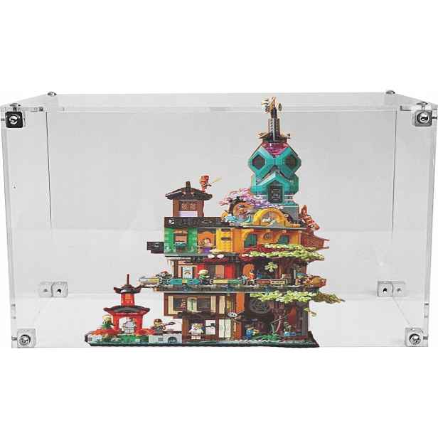 Vitrína Drewlandia pro stavebnici Lego 71741 Ninjago Zahrady města Ninjago