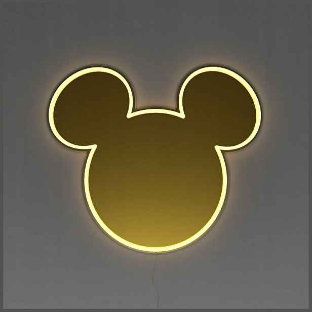 Neon Yellowpop Disney Mickey Mirror zlatý