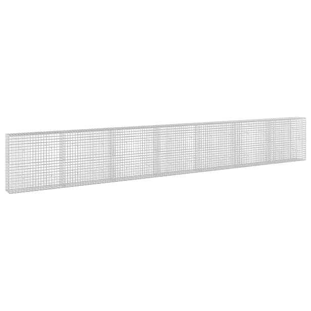 vidaXL Gabion s drátem 5 mm a síťkou 5x5 cm 700x30x100 cm