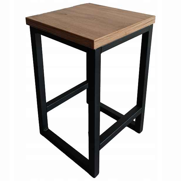 Stolička Kovová Kuchyňská Stolička Loft 45 CM