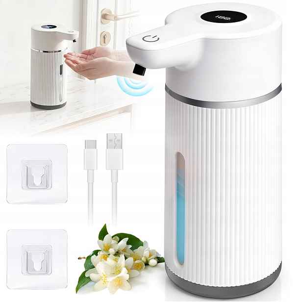 Dávkovač Pěnového Mýdla 420 ML Automatický Dávkovač Sprchového Gelu