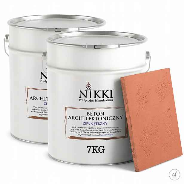 Fasádní omítka s architektonickou strukturou Betonu 2 x 7 kg Pudrová Růžová