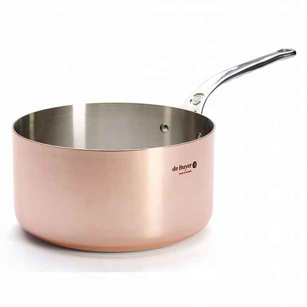 Prima Matera Rendlík měděný rovný vysoký 24 cm De Buyer