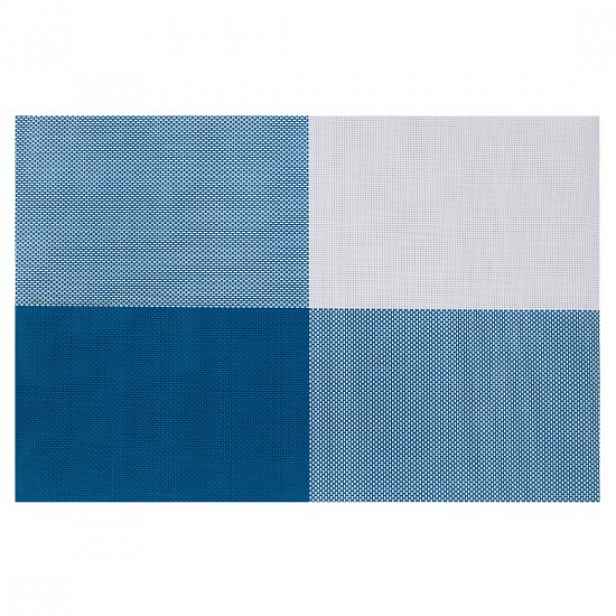Sada 4-dílné podložky na stůl, Blue, 45 × 30 cm