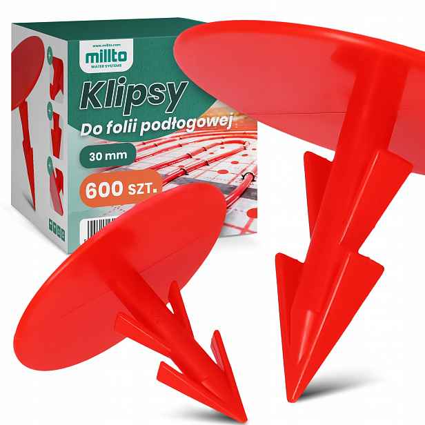 600 x Klip Podlahové Fólie Sponky Podlahové Sponky Odolné Upevňovací Klipy Kx