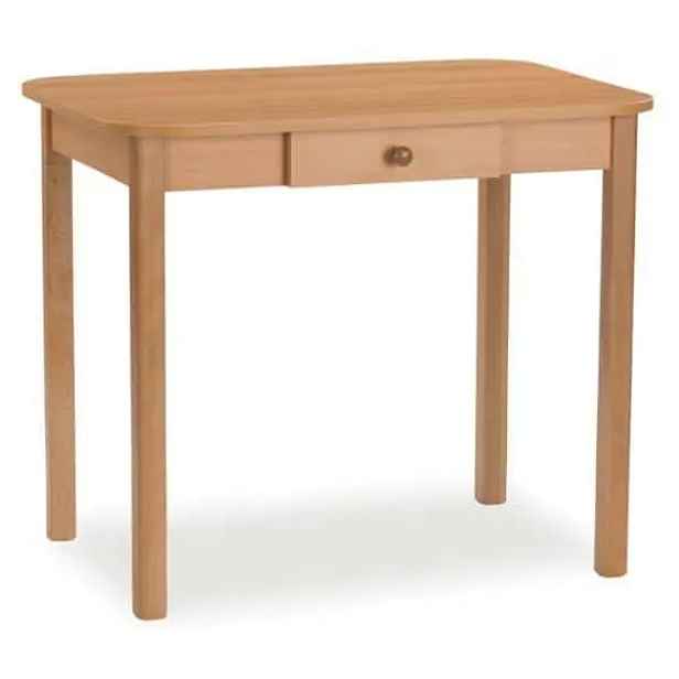 ATAN Stůl Piko 90x60 + zásuvka, bílý