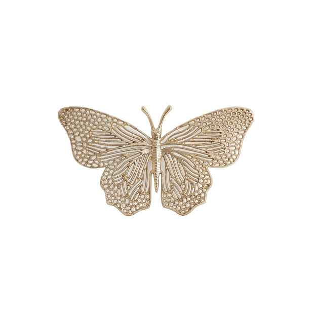 Kovová nástěnná dekorace 41x23 cm Butterfly – Light & Living