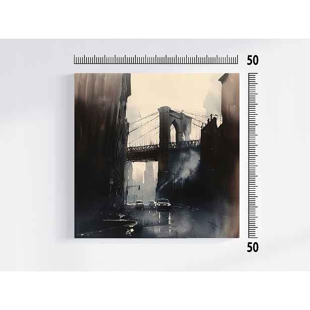 Obraz Na Plátně Canvas Město New York Brooklynský Most Brooklyn 50x50