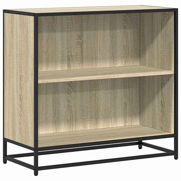 vidaXL Knihovna dub sonoma 80,5x35x76 cm kompozitní dřevo