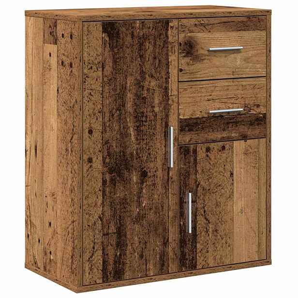 vidaXL Servírovací skříň Staré dřevo 60 x 31 x 70 cm Kompozitní dřevo
