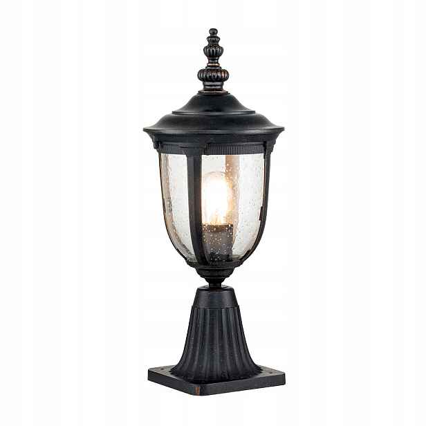 Elstead Stojací zahradní lampa Cleveland E27 60W IP44 Hnědá