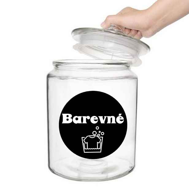 Označto Nálepka/štítek s grafikou trika - Barevné Barva písma: Černé na bílém