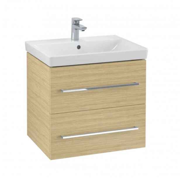 Villeroy & Boch Avento - Umyvadlová skříňka, 58x51x45 cm, 2 zásuvky, Oak Kansas A88900RH