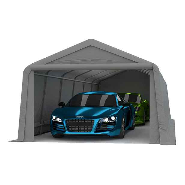 Garážový stan 3,6x9,8m šedá EKONOMY