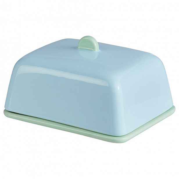 Butlers BUTTER Dóza na máslo keramická - modrá/zelená