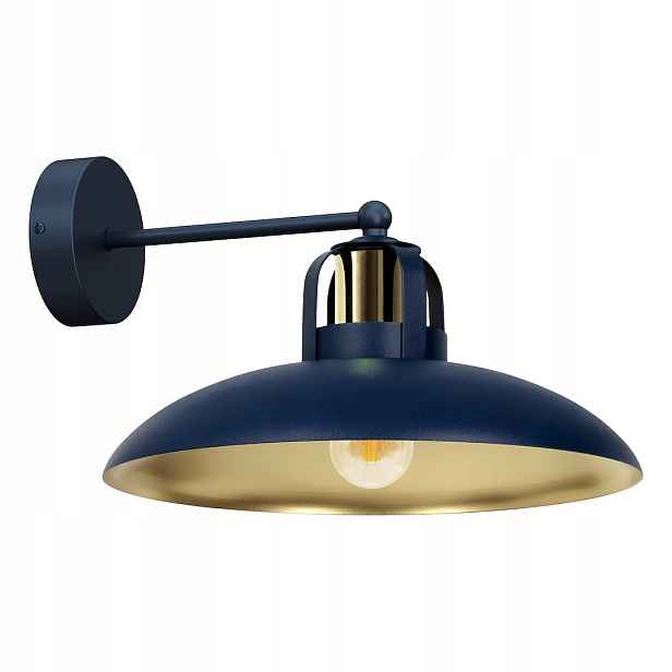 Nástěnná lampa Milagro Felix MLP7712 E27 kovová, granátově zlatá