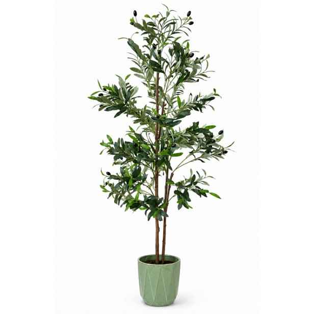 Umělý olivový stromek 150 cm pro dům, kancelář, restauraci, recepci