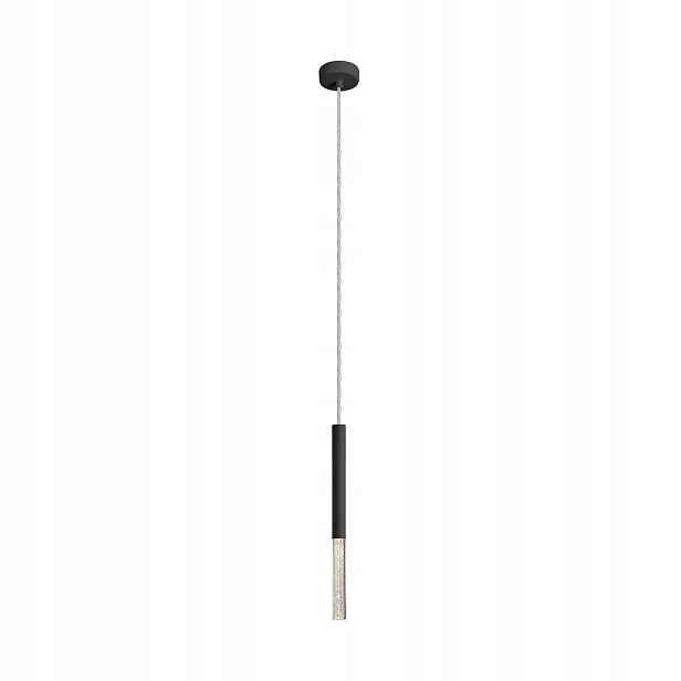 Moderní černá trubková lampa s bublinkami vzduchu One Led 5W Zuma Line