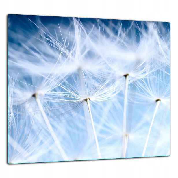 Skleněná Ochranná Deska Panel Lepidlo 65x60 Květiny