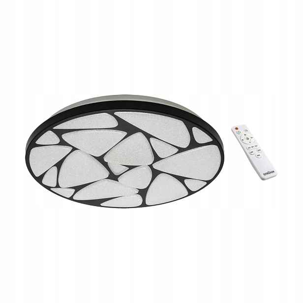 Stropní Svítidlo 48W Mineral Struhm černá Ø49,5 cm s dálkovým ovládáním IP44