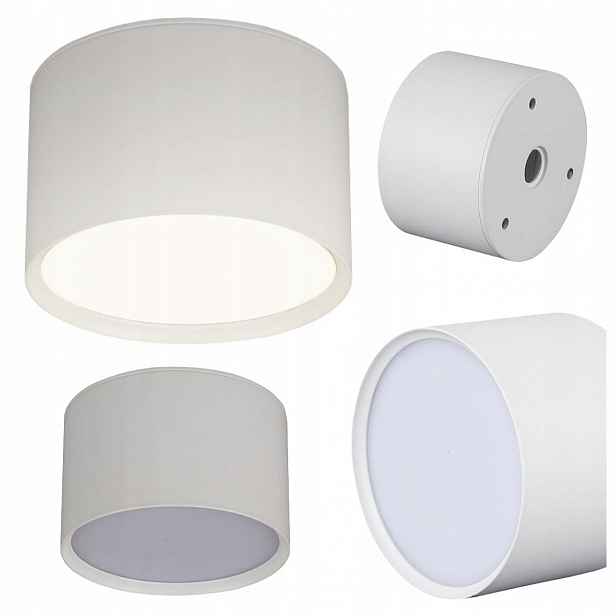 Stropní Nástěnné Svítidlo Bílé Kulaté Led 6W Třída IP54 S Proměnnou Barvou Cct