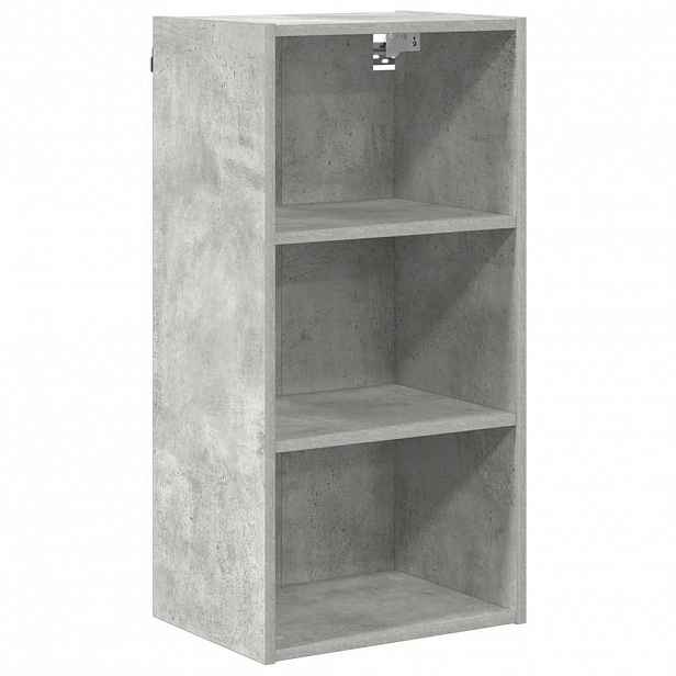 vidaXL Závěsná skříňka Betonově šedá 40 x 29,5 x 80 cm
