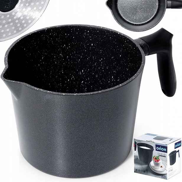 Hrnec Granitový rendlík na vaření mléka krémů a pudinkových omáček 2,2 l