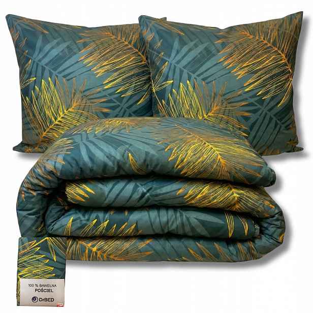 Povlečení 160x200 Bavlněné Sada Povlečení na zámek Boho v listu Polska