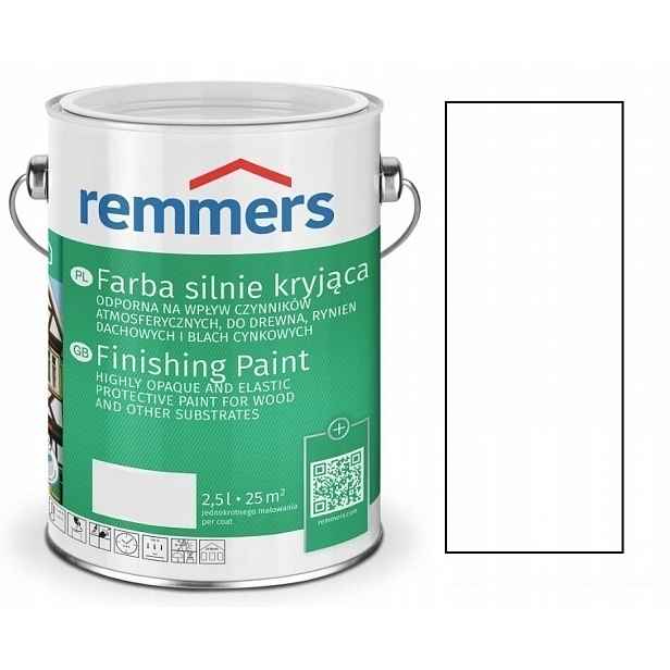 Remmers Deckfarbe 5L Barva Barva S Vysokou Krycí Schopností Bílá
