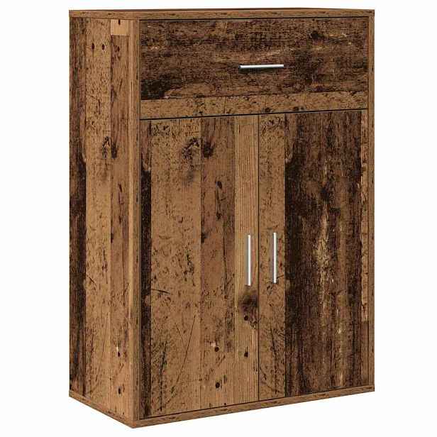 vidaXL Servírovací skříň Staré dřevo 60 x 30 x 84 cm Kompozitní dřevo